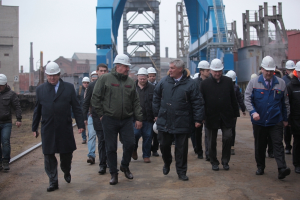 Балтийский завод посетил заместитель председателя Правительства РФ Дмитрий Рогозин
