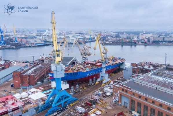 Владимир Путин принял участие в церемонии спуска на воду атомного ледокола «Якутия» Владимир Путин принял участие в церемонии спуска на воду атомного ледокола «Якутия»