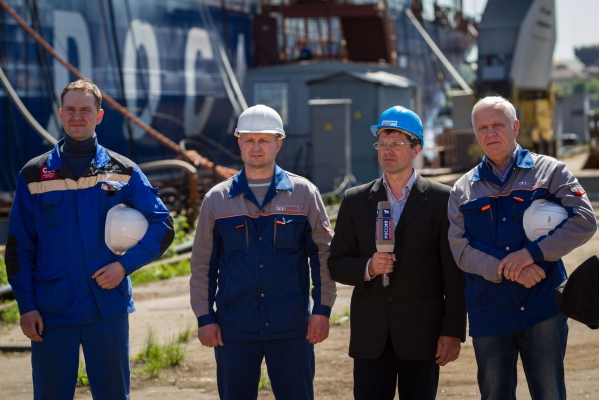 На Балтийском заводе состоялась «Прямая линия с Владимиром Путиным»-2017