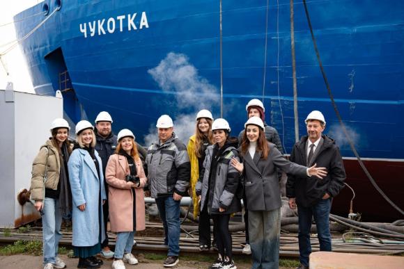 Участники «ТопБЛОГа» увидели рождение атомных гигантов на Балтийском заводе ОСК