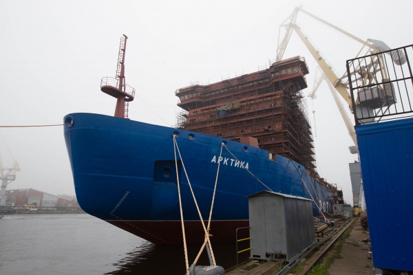 На атомном ледоколе «Арктика» завершен один из ключевых этапов строительства